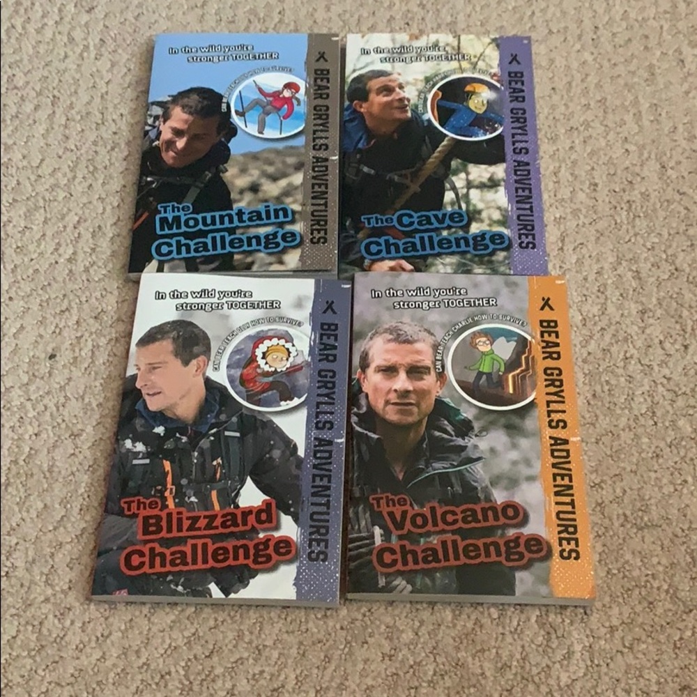 Set of 4 Bear 🐻 Grylls Adventure chapter books